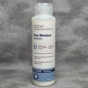 ABBA Pure‎ Moisture Shampoo 8.45 oz Hydrates, Strengthens, Adds Shine